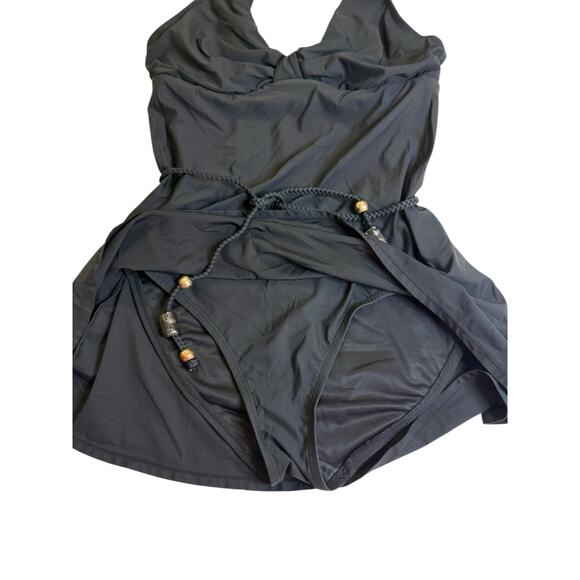 Spanx Black Swim Dress Size 6 – Figure-Flattering Tummy Control One-Piece - Picture 5 of 5